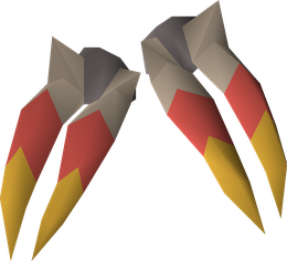Burning claws