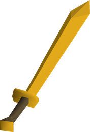 Gilded 2h sword
