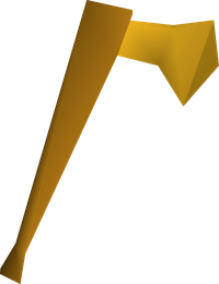Gilded axe
