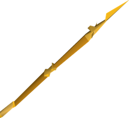 Gilded hasta