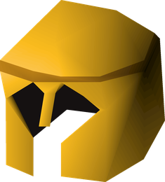 Gilded med helm