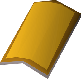 Gilded sq shield