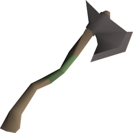 Iron felling axe